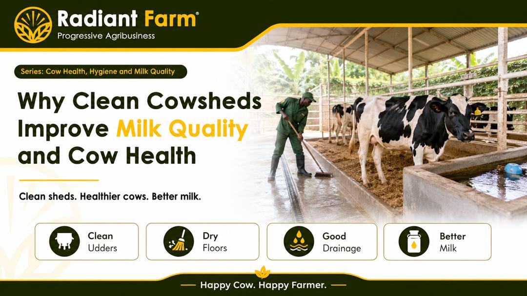 Why Clean Cowsheds Improve Milk Quality and Cow Health