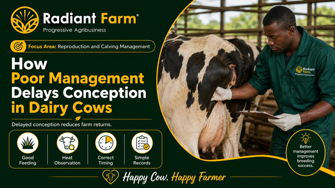 How Poor Management Delays Conception in Dairy Cows