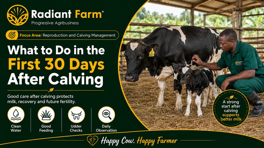 What to Do in the First 30 Days After Calving