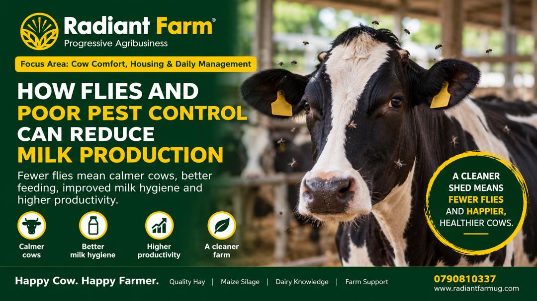 How Flies and Poor Pest Control Can Reduce Milk Production